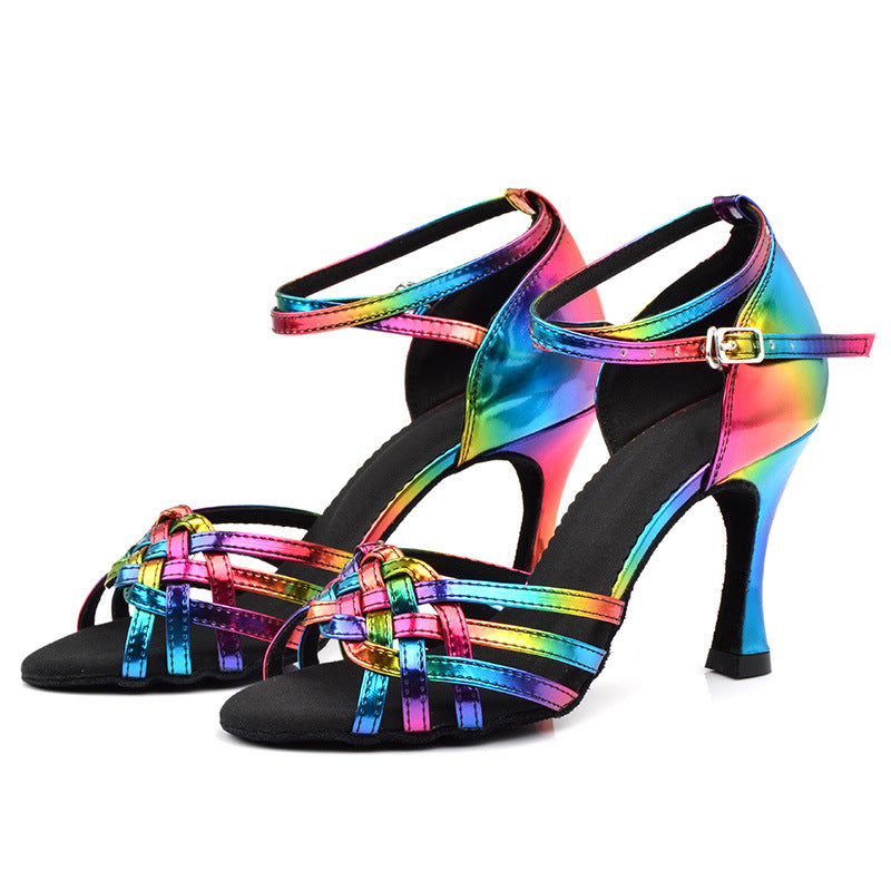 Soft Sole High Heel Latin Dance Shoes