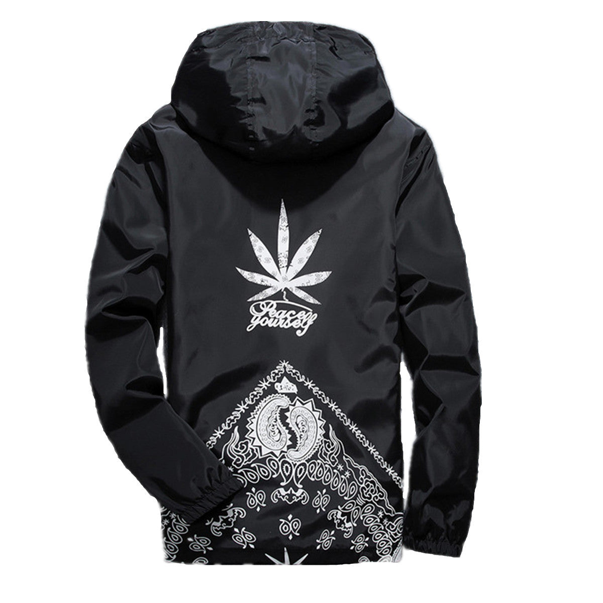 Spring new Japanese wind hooded men's casual jacket