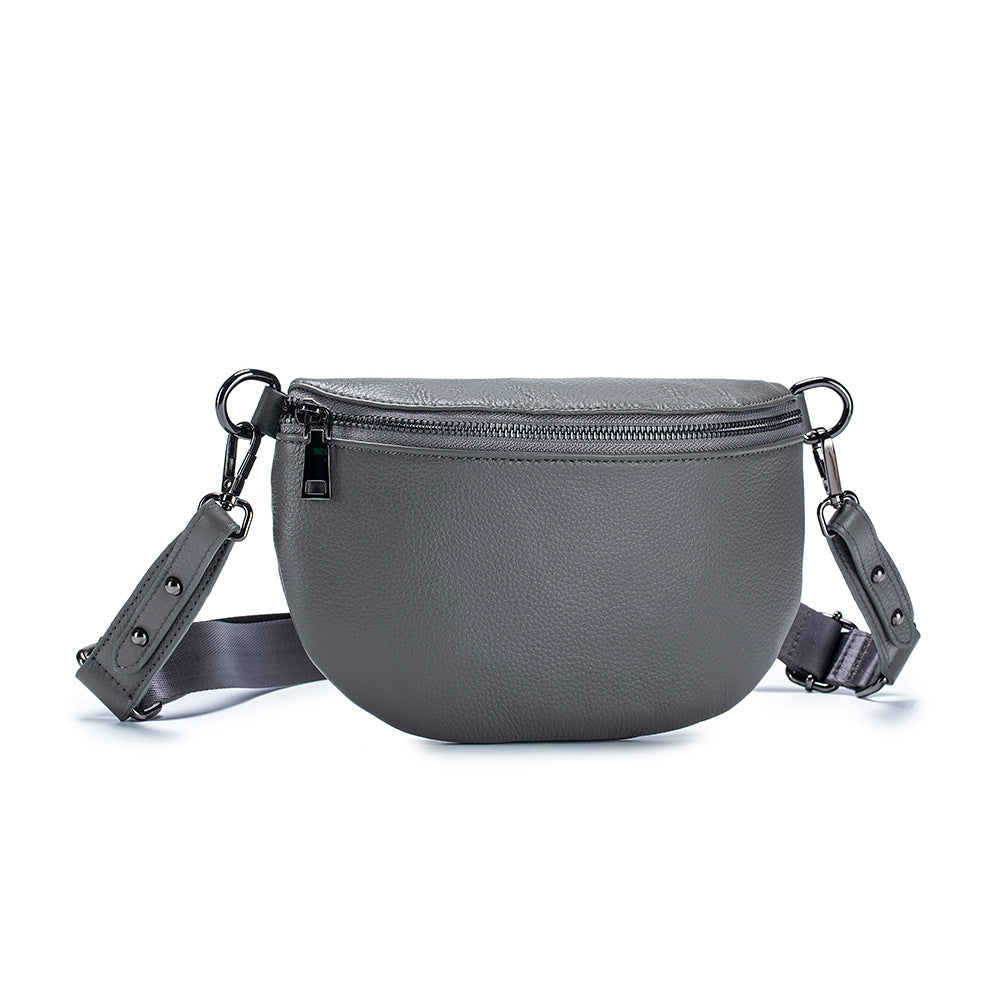 Genuine Leather Simple Women's High-grade Messenger Bag Shoulder