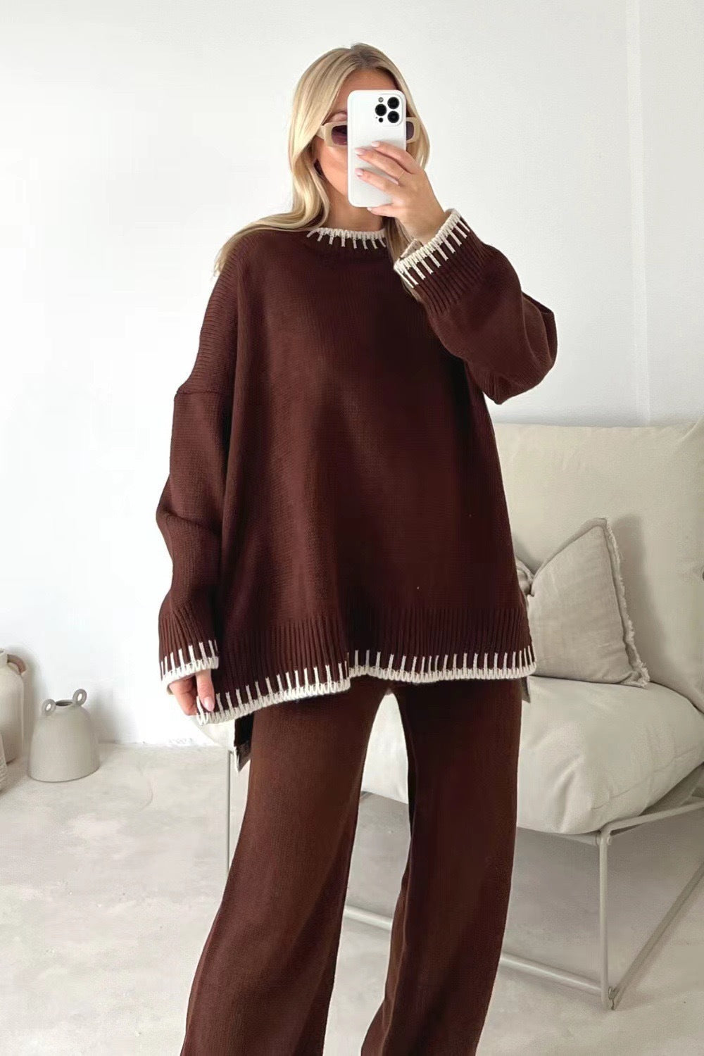 Simple Casual And Relaxed Fit Womens Suit