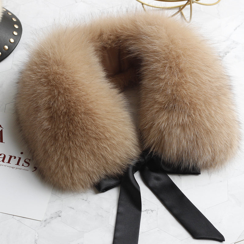 Ladies Winter Detachable Fur Collar