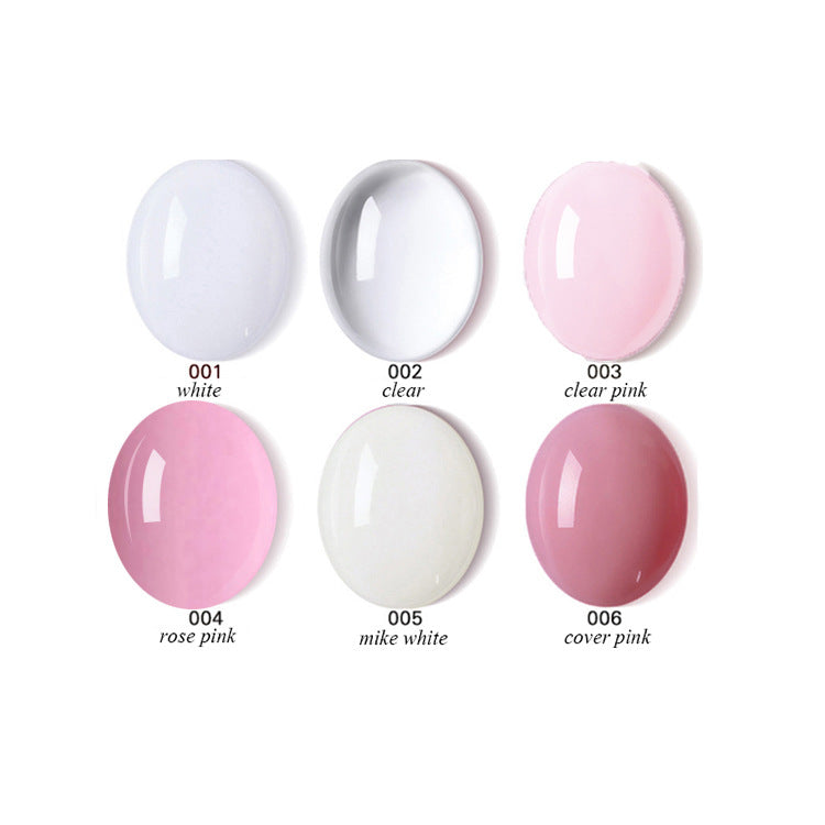 Nail Crystal Extension Gel Nail Art UV Transparent Solid Extension Gel 14 Piece Set