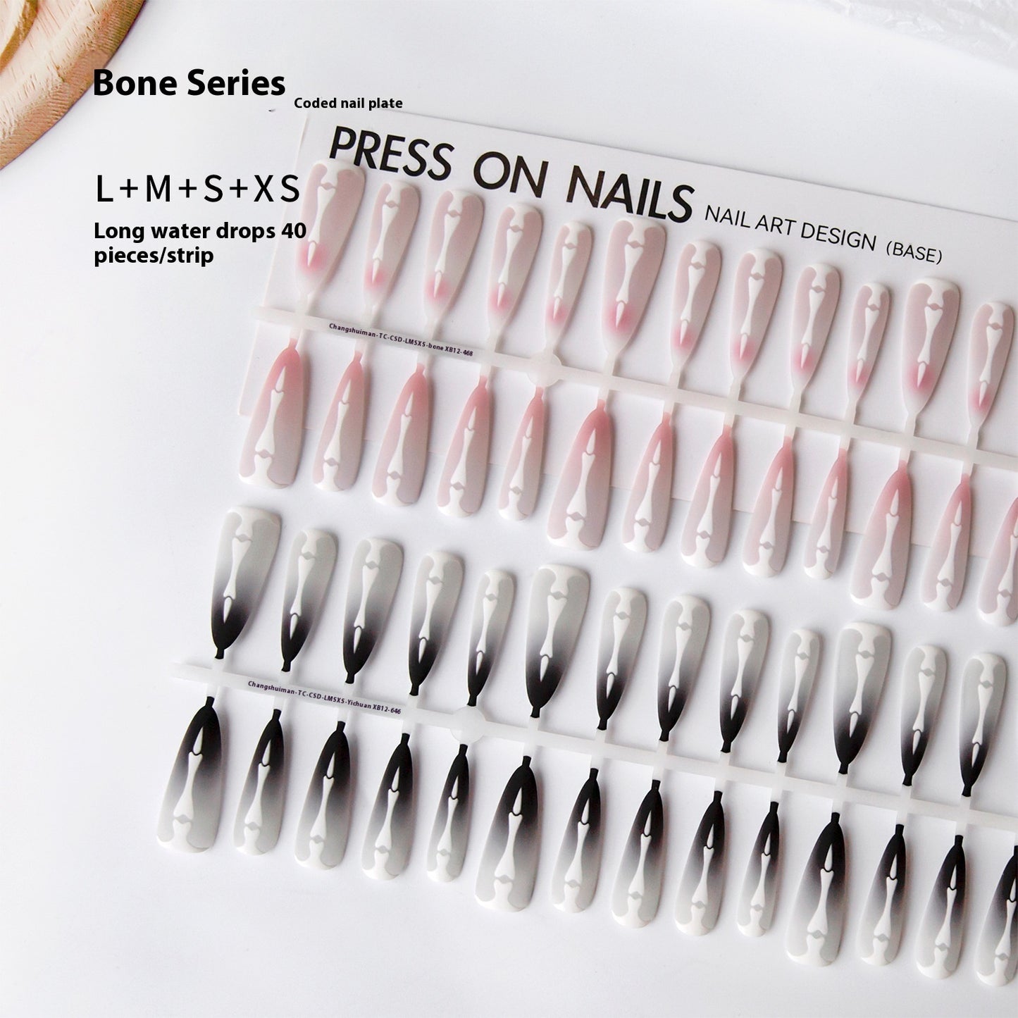 Background Semi-finished Products Wear Nail Tip Prefabricated Nail Tip Pumpkin Million Christmas Dark Goth Secondary Bright Surface