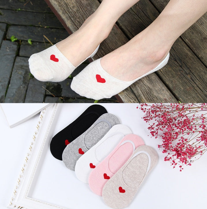 Warm Comfortable Cotton Girl Women Ankle Socks Female Bottom Invisible Color Girl Boy