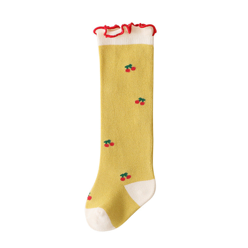 Fungus Loose Mouth Boneless Combed Cotton Baby Stockings