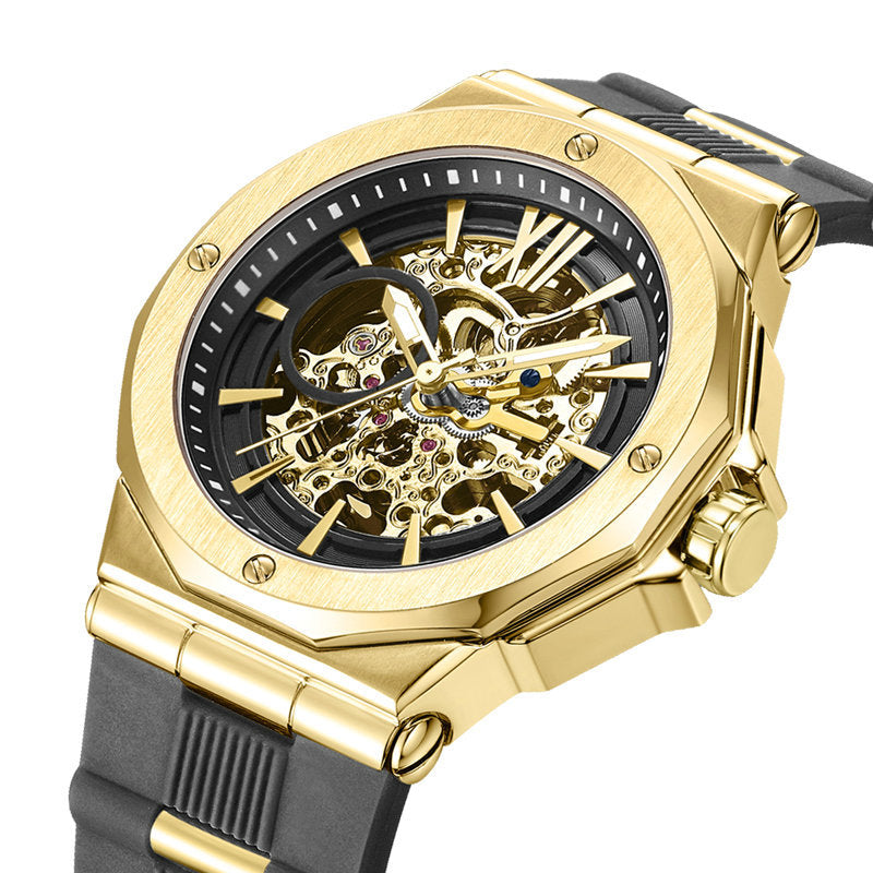 Automatic hollow male waterproof mechanical watch