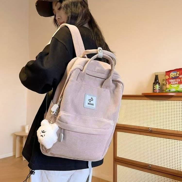 College Student Retro Hand-carrying Backpack Simple Fashion Backpack
