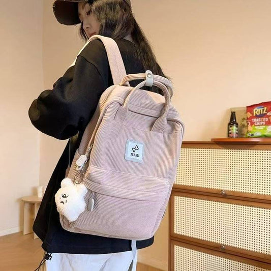 College Student Retro Hand-carrying Backpack Simple Fashion Backpack
