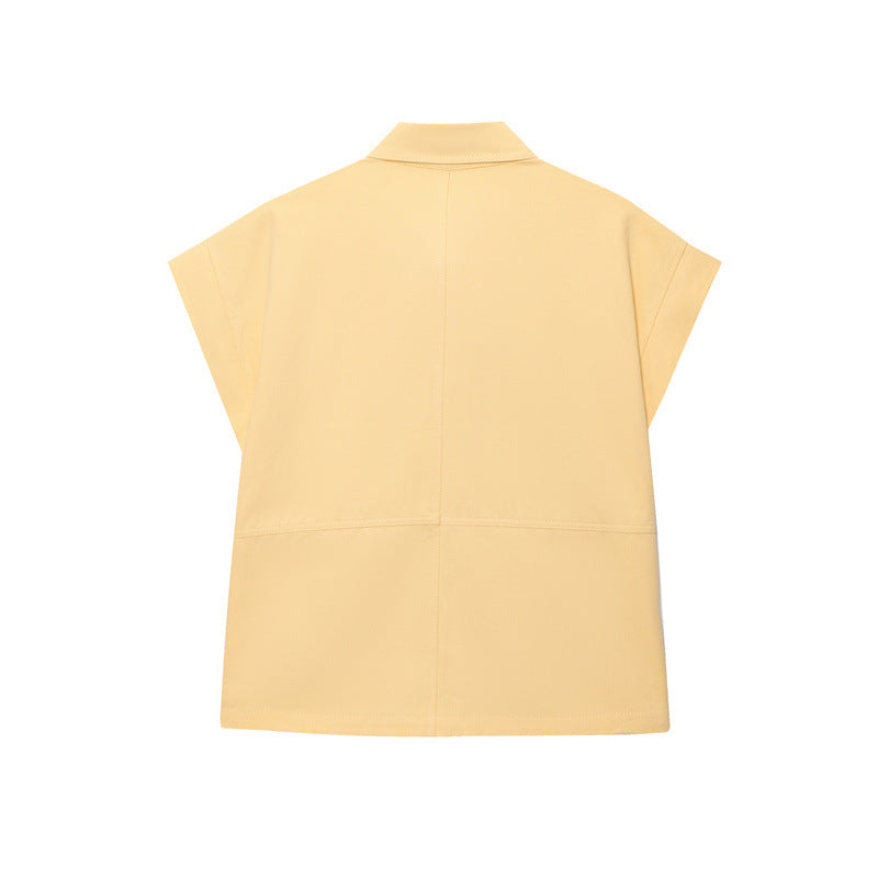 Women's Loose Vest Short Sleeve Top