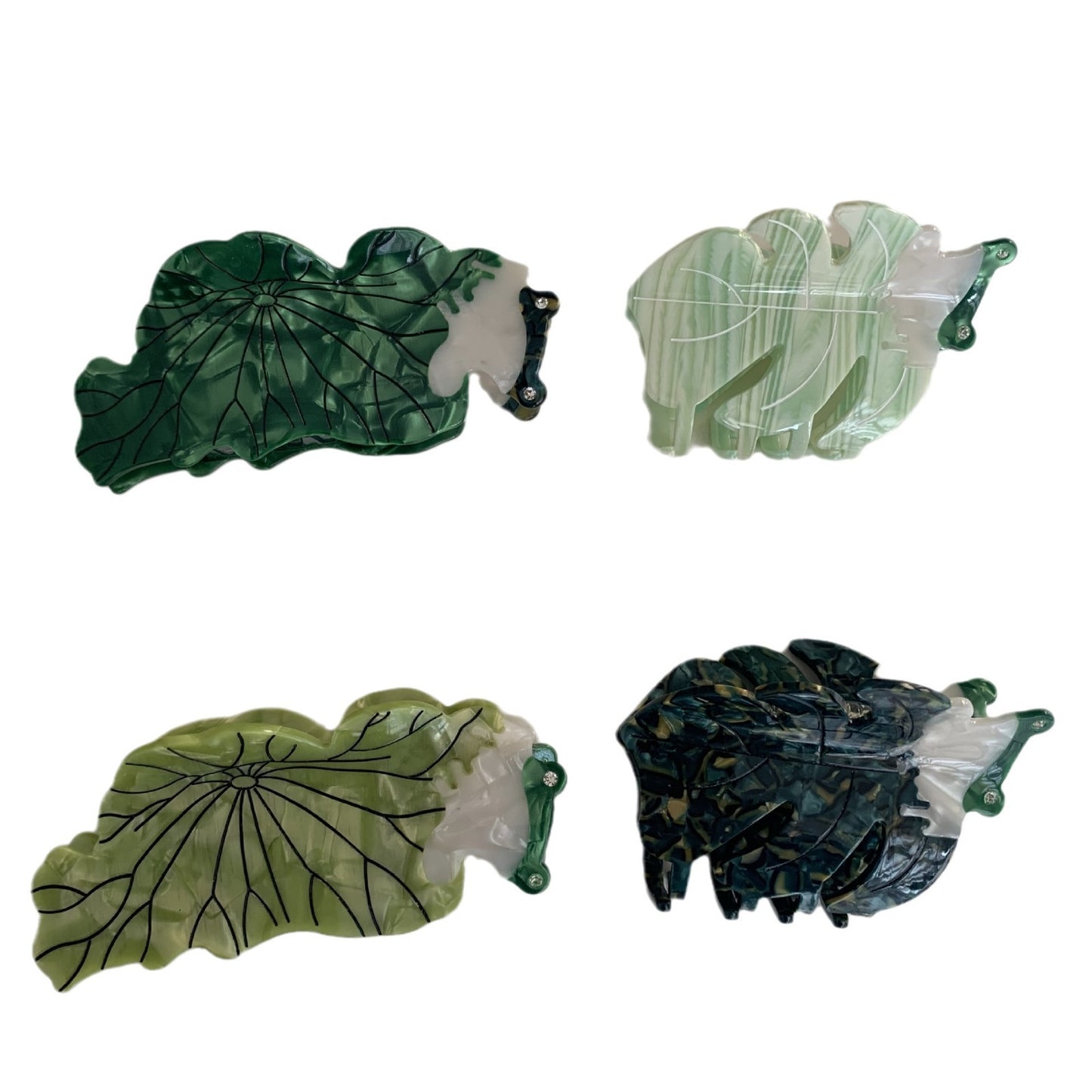 Frog Grip Color Matching Hair Claw Shark Clip Hair Accessories
