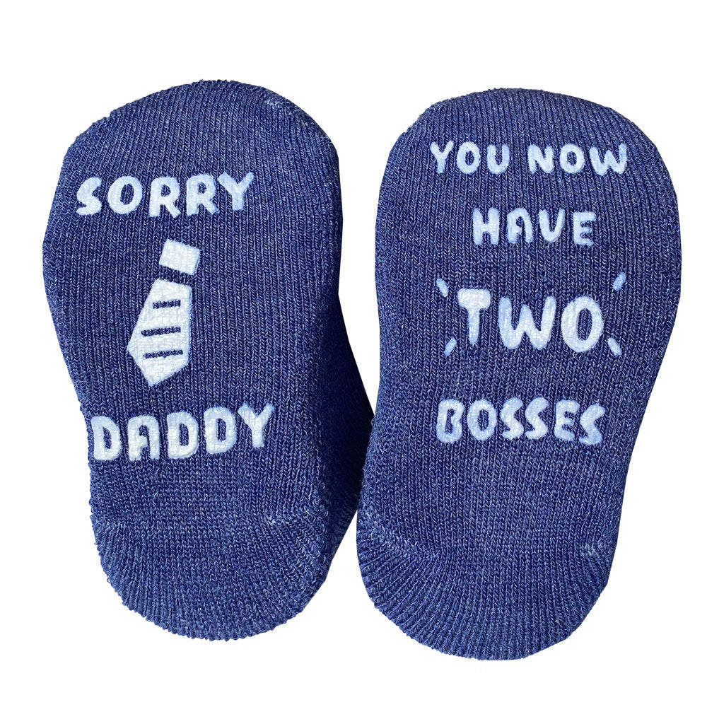 Cotton First-walker Socks With English Letters