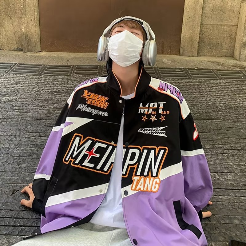 Men's American-style Design Niche Motorcycle Jacket