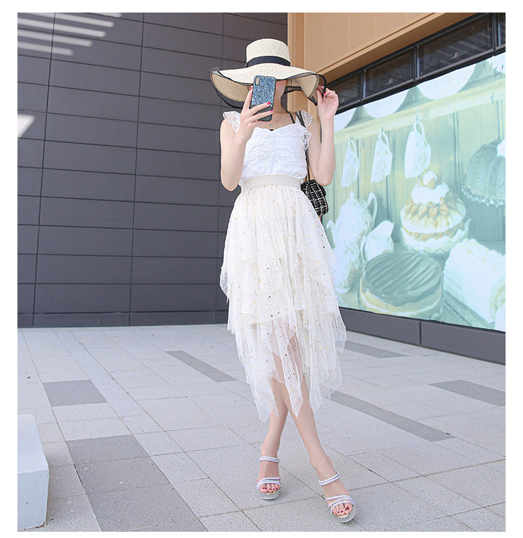 Color diamond fabric high heel women's cool