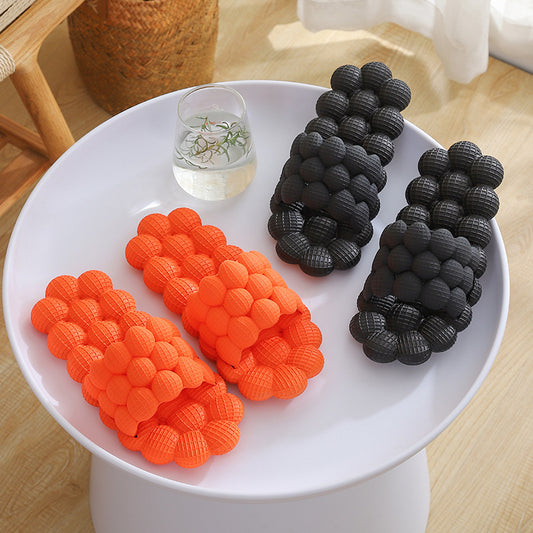 Men's And Women's Fashion Indoor And Outdoor Massage Slippers