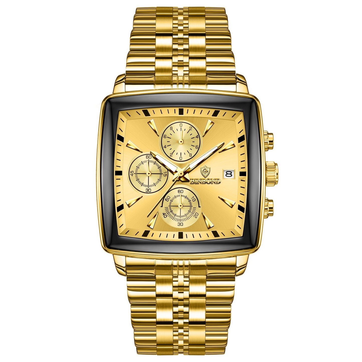 Men's Multi-functional Timing Luminous Waterproof Quartz Watch