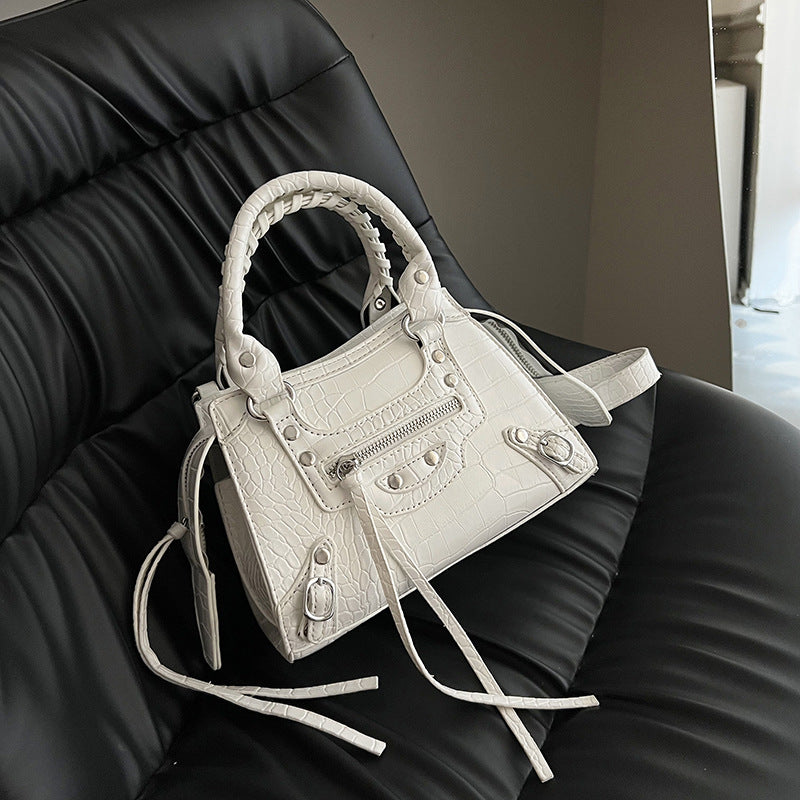 New Portable Rivet Tassel Personality Messenger Bag