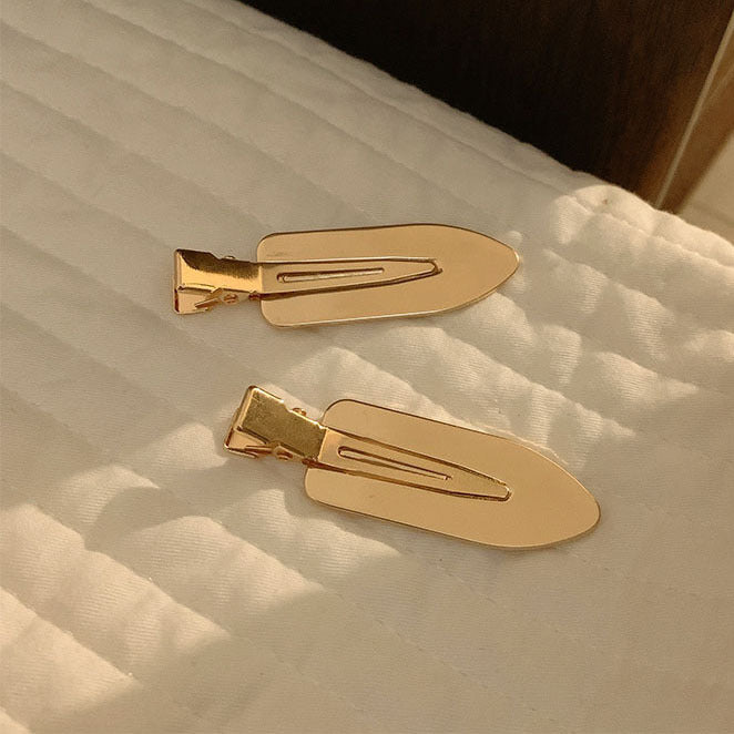 Small Leaf Duckbill Clip DIY Seamless Hair Clip Handmade Material