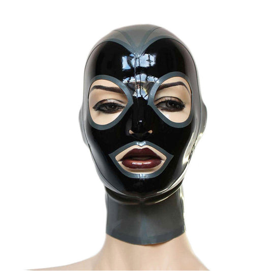 Latex Mask Head Cover Face All-inclusive Suffocation