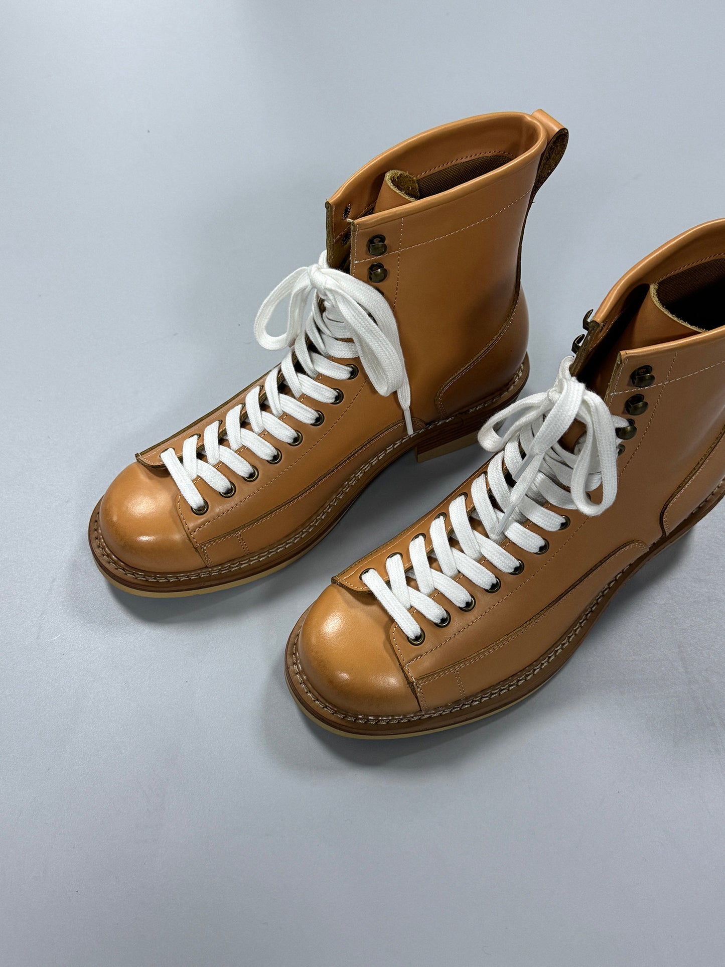 Mens Trendy Chunky-soled Ankle Boots Hiking And British-style