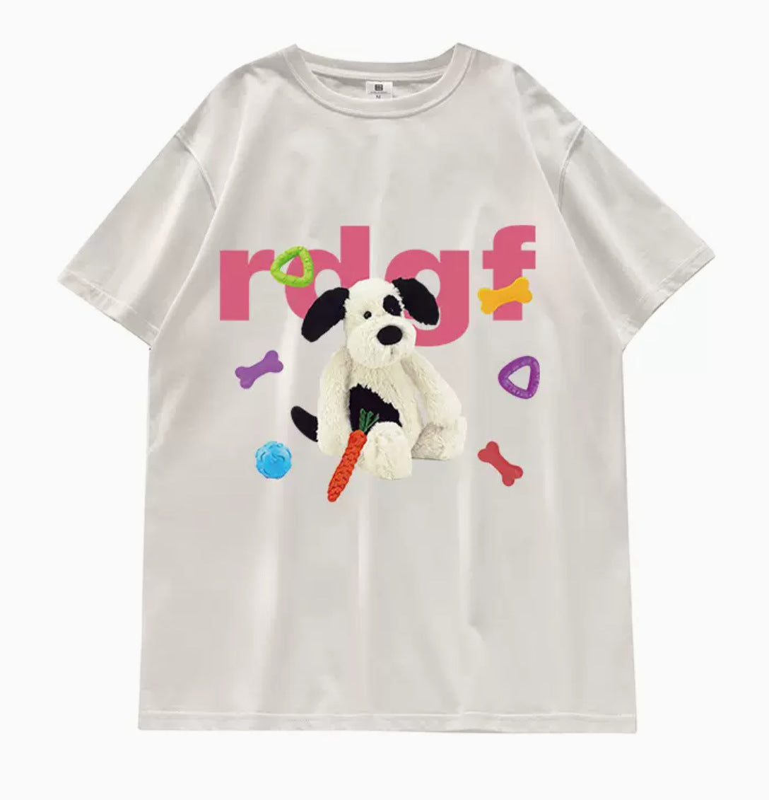 Niche-design Dopamine-style Summer Outfit Mid-sleeve Top And Short Sleeves