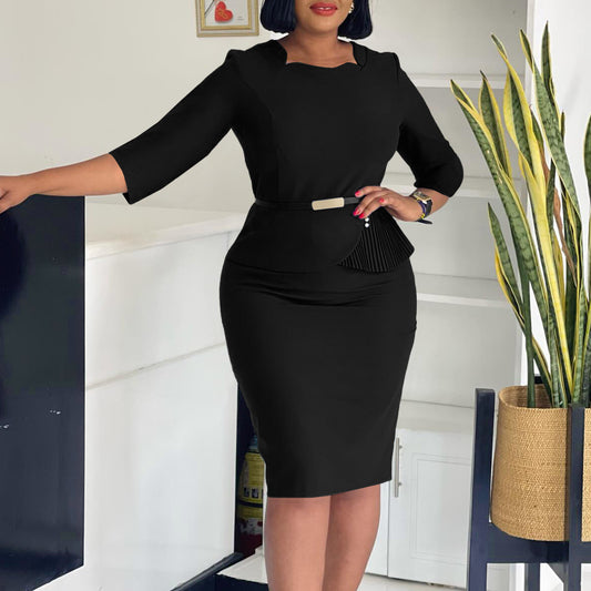 Slim-fit Elegant Figure-hugging African-style Dress