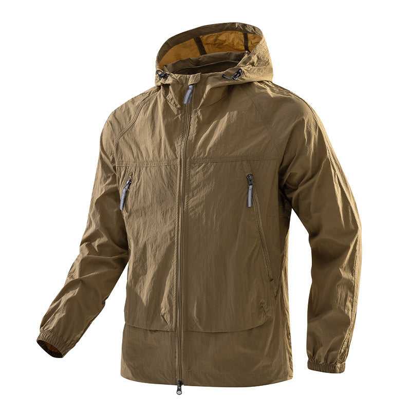 Thin Hood Sun Protection Clothing Outdoor Casual Sports Jacket