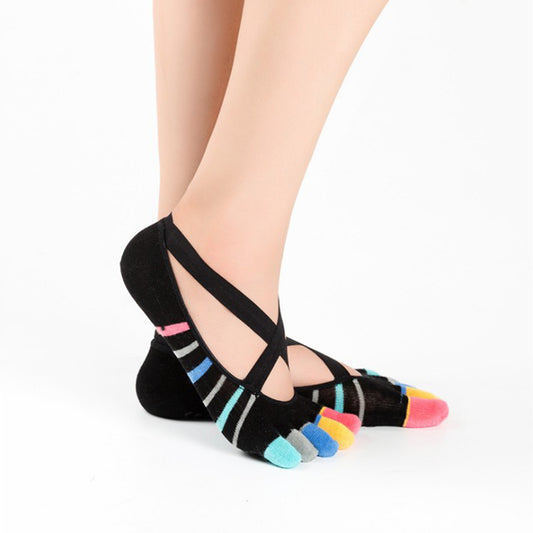 Cotton silicone non-slip boat socks