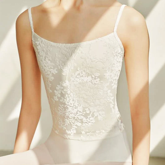 Velvet Embroidery Sling Dance Practice Ballet Unitard