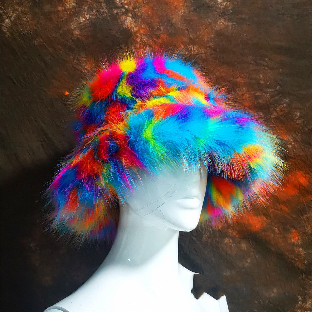 Colorful Fox Hair Basin  In Europe And America