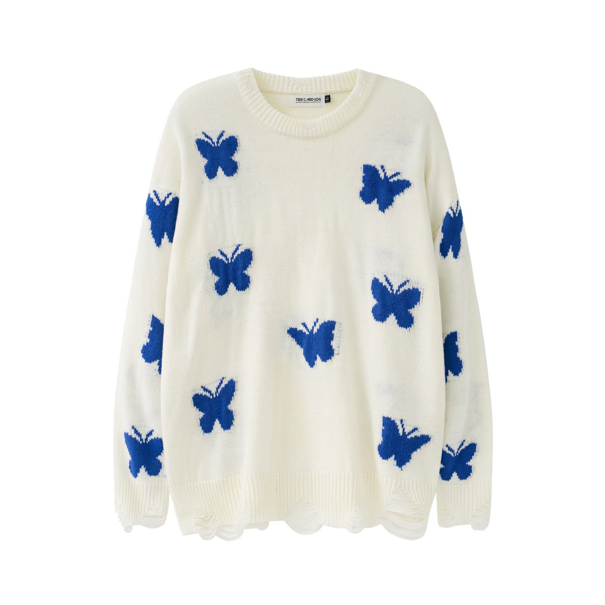 Lazy Wind Round Neck Sweater Couple Models