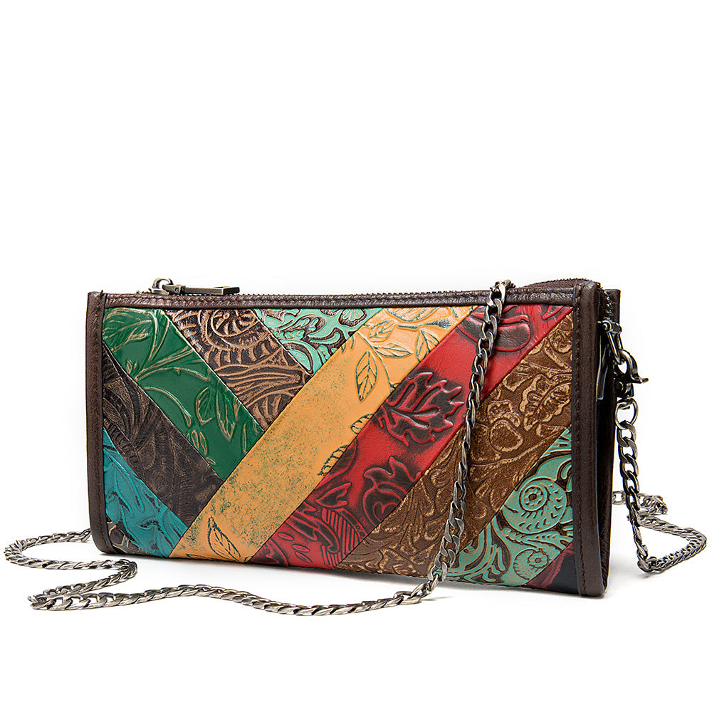 Top layer cowhide lady's handbag