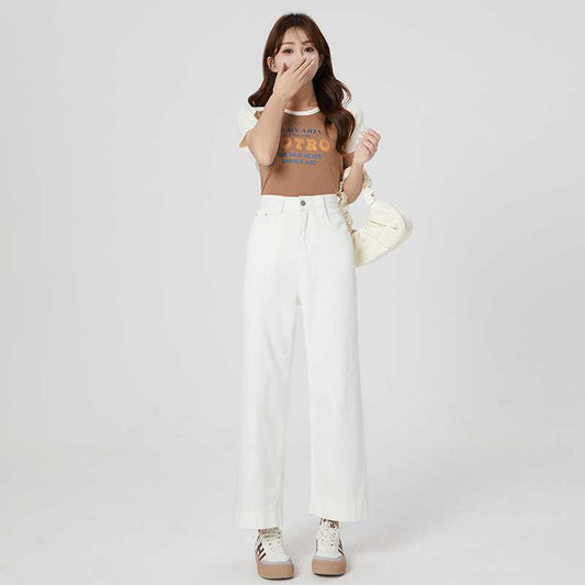 Cool Thin High Waist Loose Wide Leg Pants