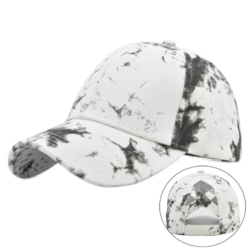 Women's Tie Dye Crossover Baseball Hat