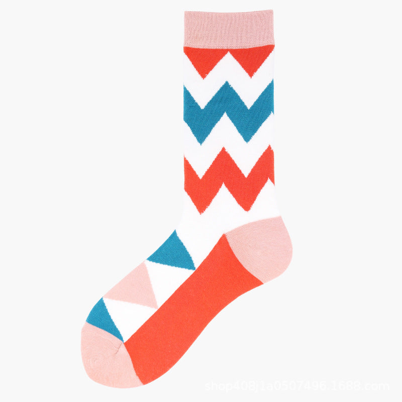 Mid-calf For Fall And Winter Long Cotton Socks