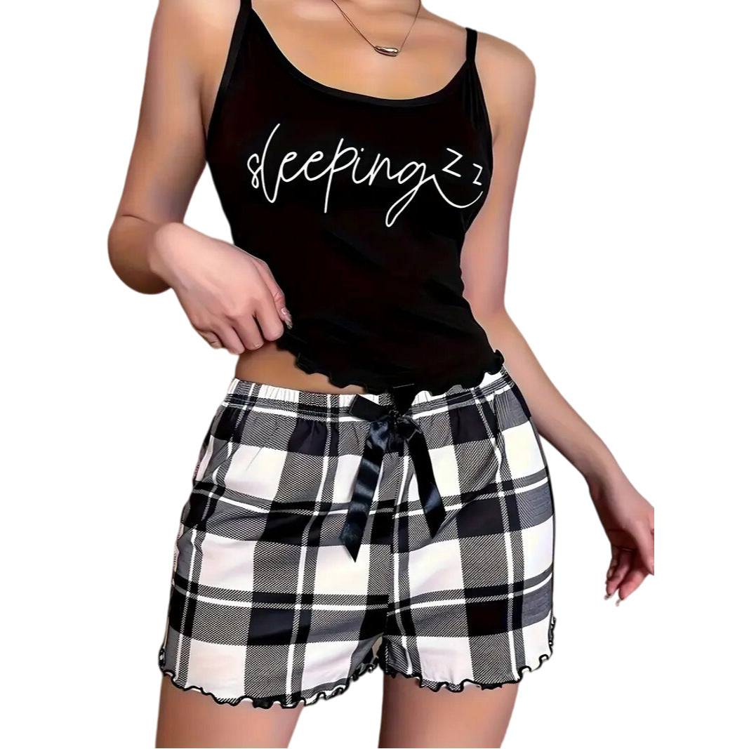 Women's Printed Cami Pajama Pants