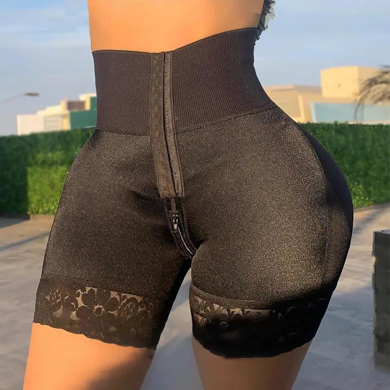 High Waist Breasted Waist Girdling Bodybuiding Hip Raise Shaping Pants