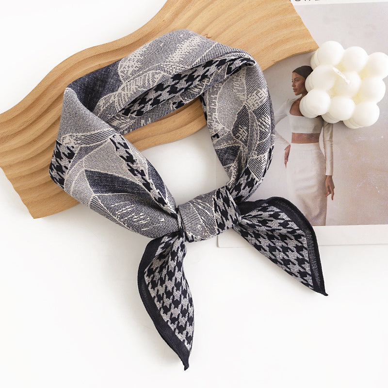 Printed 65cm Kerchief Scarf Shawl