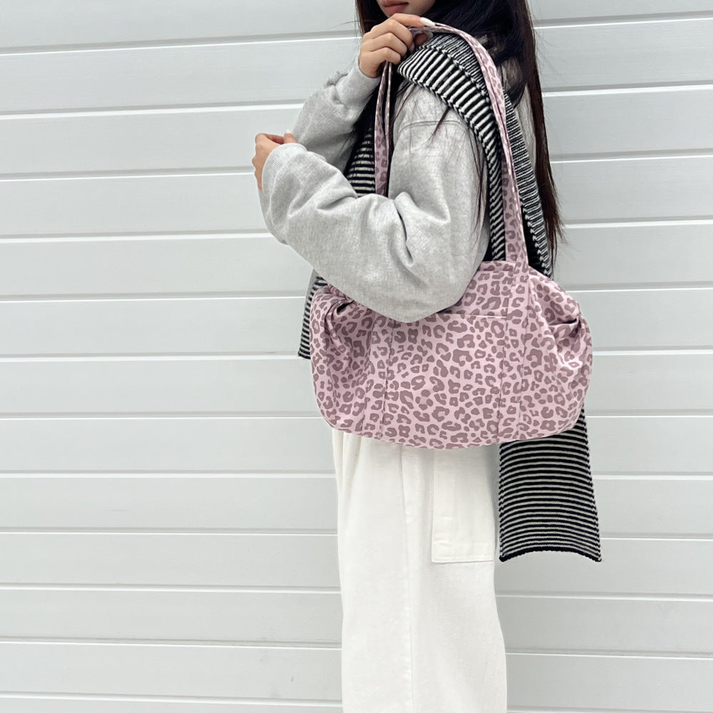 Stylish Leopard-Print Tote Bag For Women
