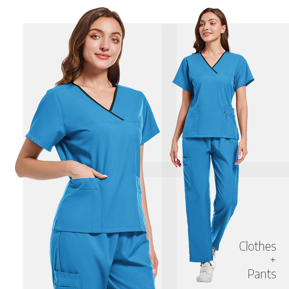 Uniform Sets Stretchy, Quick-drying Surgical Scrubs For Medical Staff In Operating Rooms