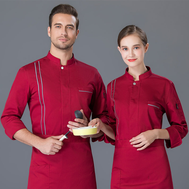 Hotel Hotel Chef Work Clothes For Men Cotton Breathable