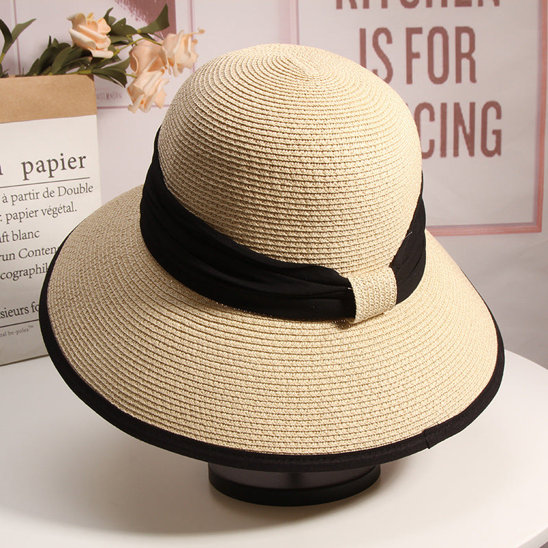 Leisure Travel Sun Color Block Fisherman Hat