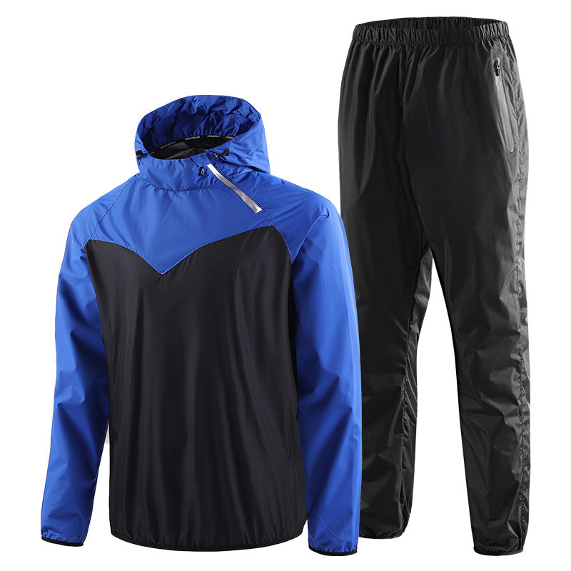 Sweat Suit Plus Inner Net Sportswear Fitness Running Sweat Two-piece Set