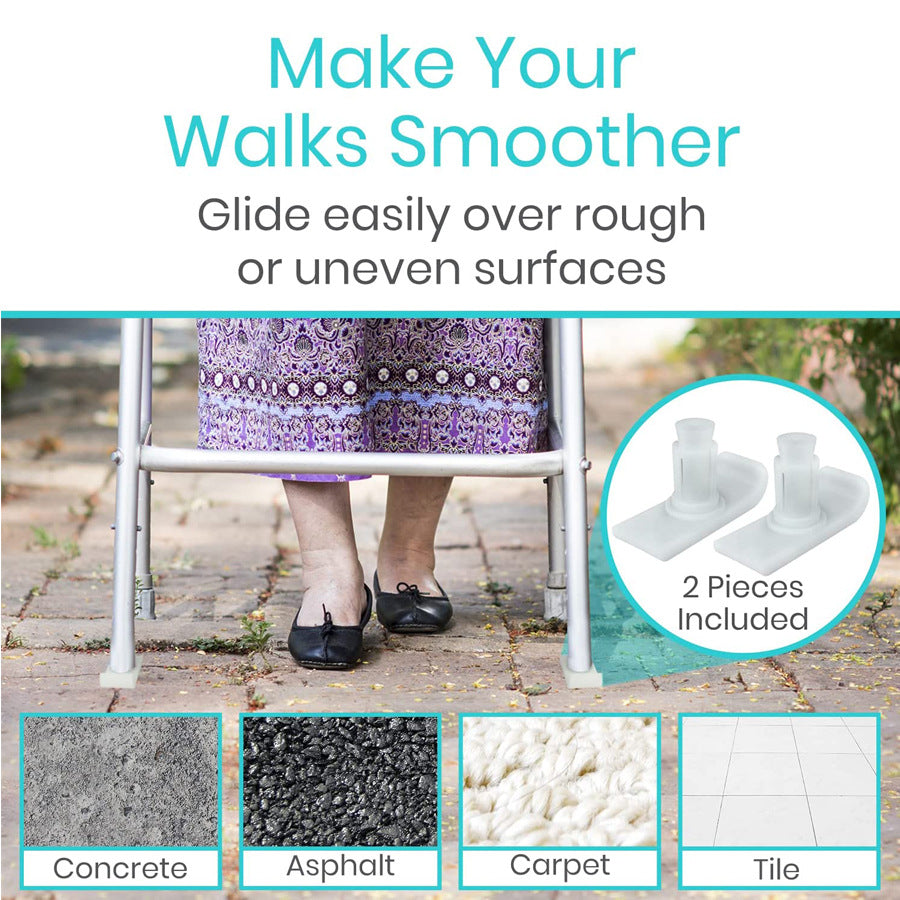 Cross-border Amazon Hot-selling Walker Universal Accessories Sled Foot Mat Glide Plate
