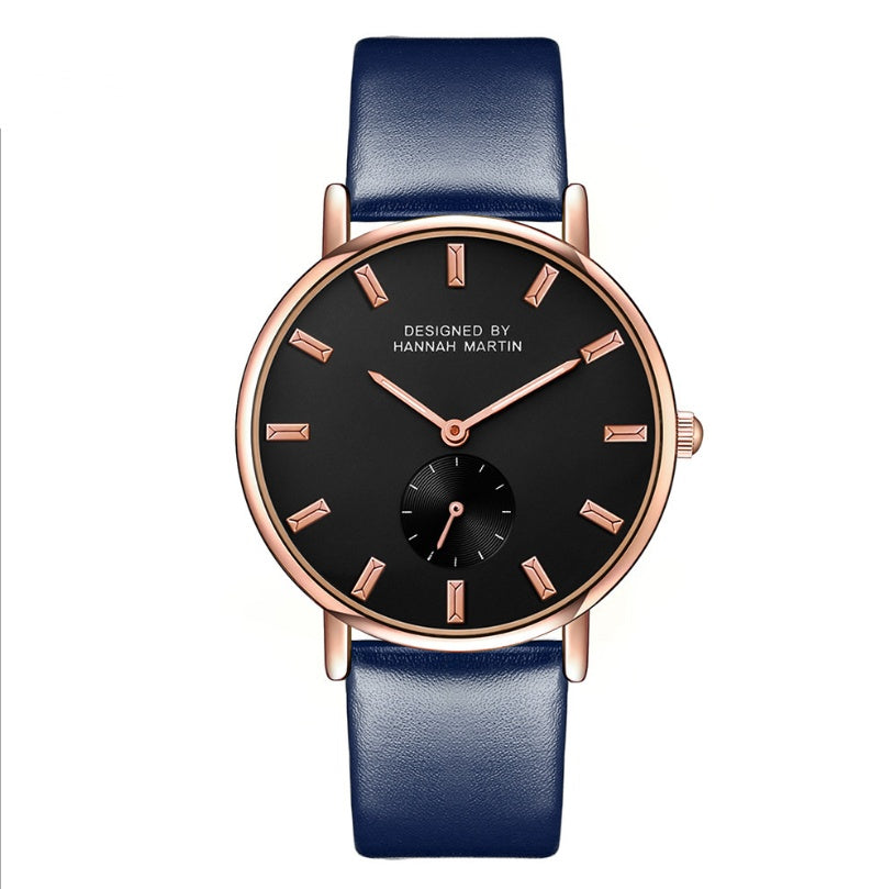 Hannah Martin Hannah Martin 2138 Women's Quartz Watch Small Seconds Simple Women's Watch Belt Nylon Strap