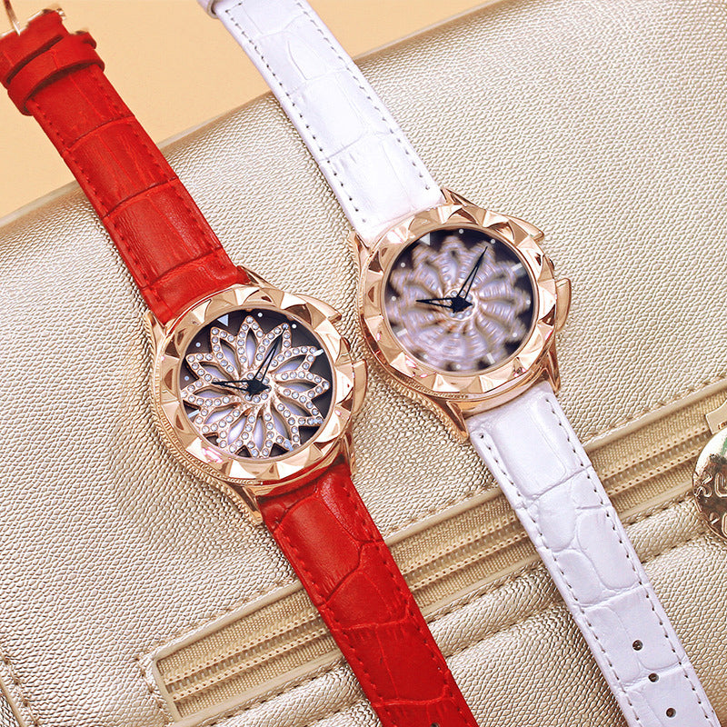 Rhinestone leisure creative watch