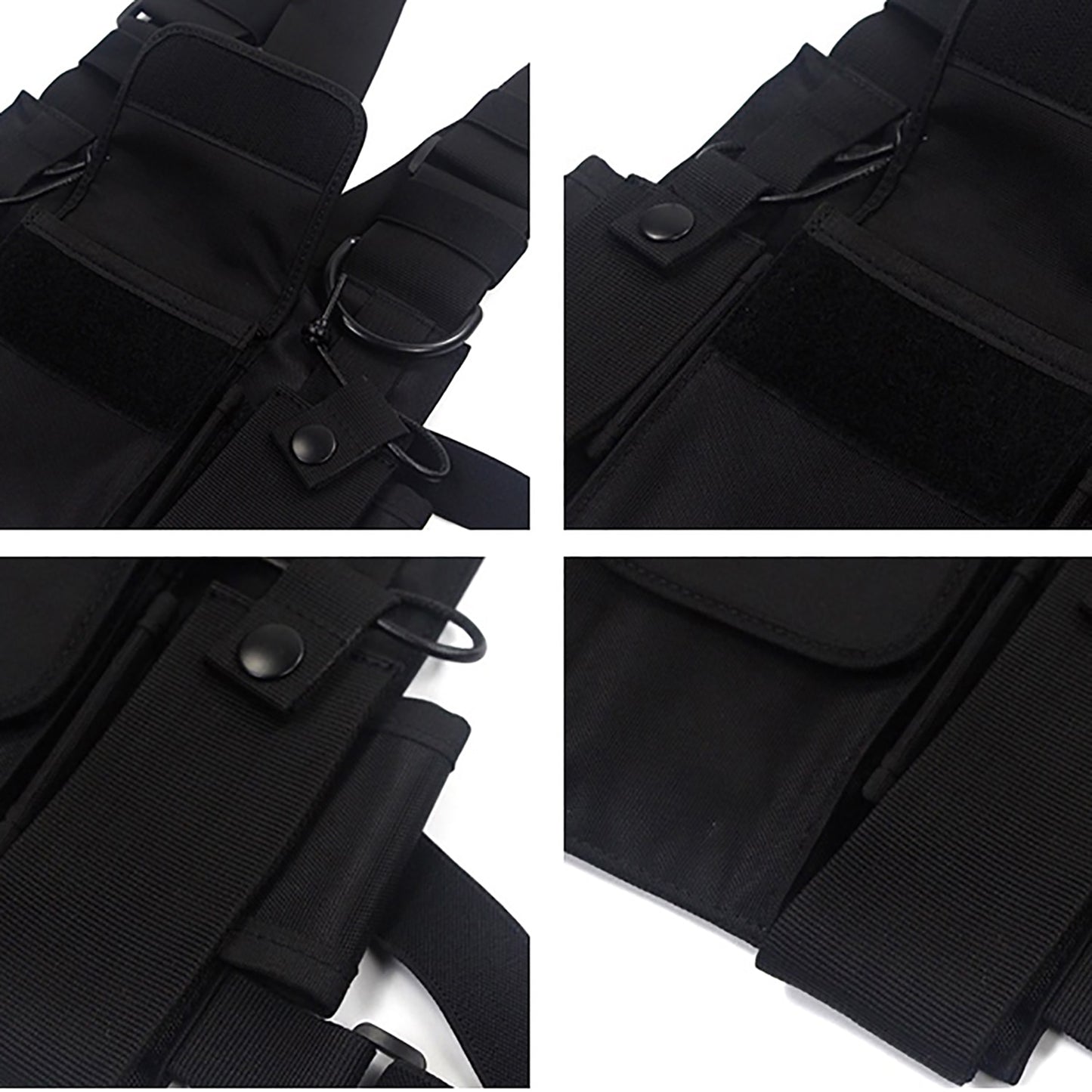 Hip Hop Tactical Vest Tide Brand Tooling Vest Backpack