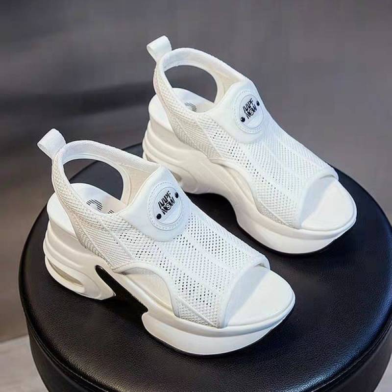 Platform Wedge Casual Flyknit Sports Sandals