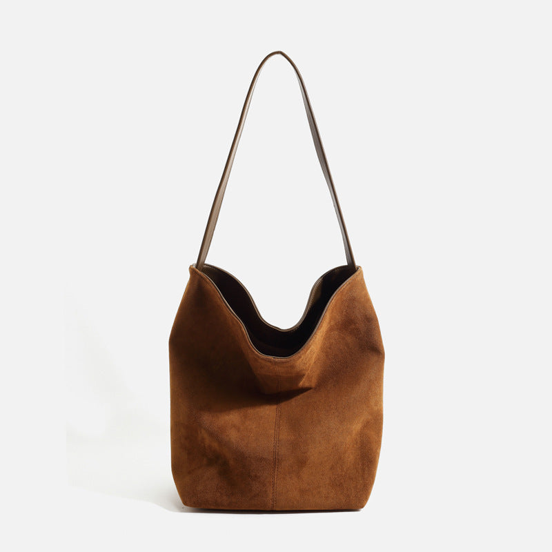 Womens Retro High-Capacity Bag For FallWinter