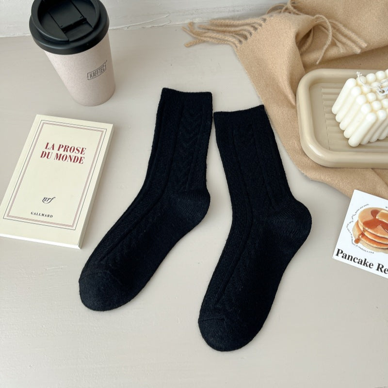 Womens Thick Insulated Mid-calf Stockings