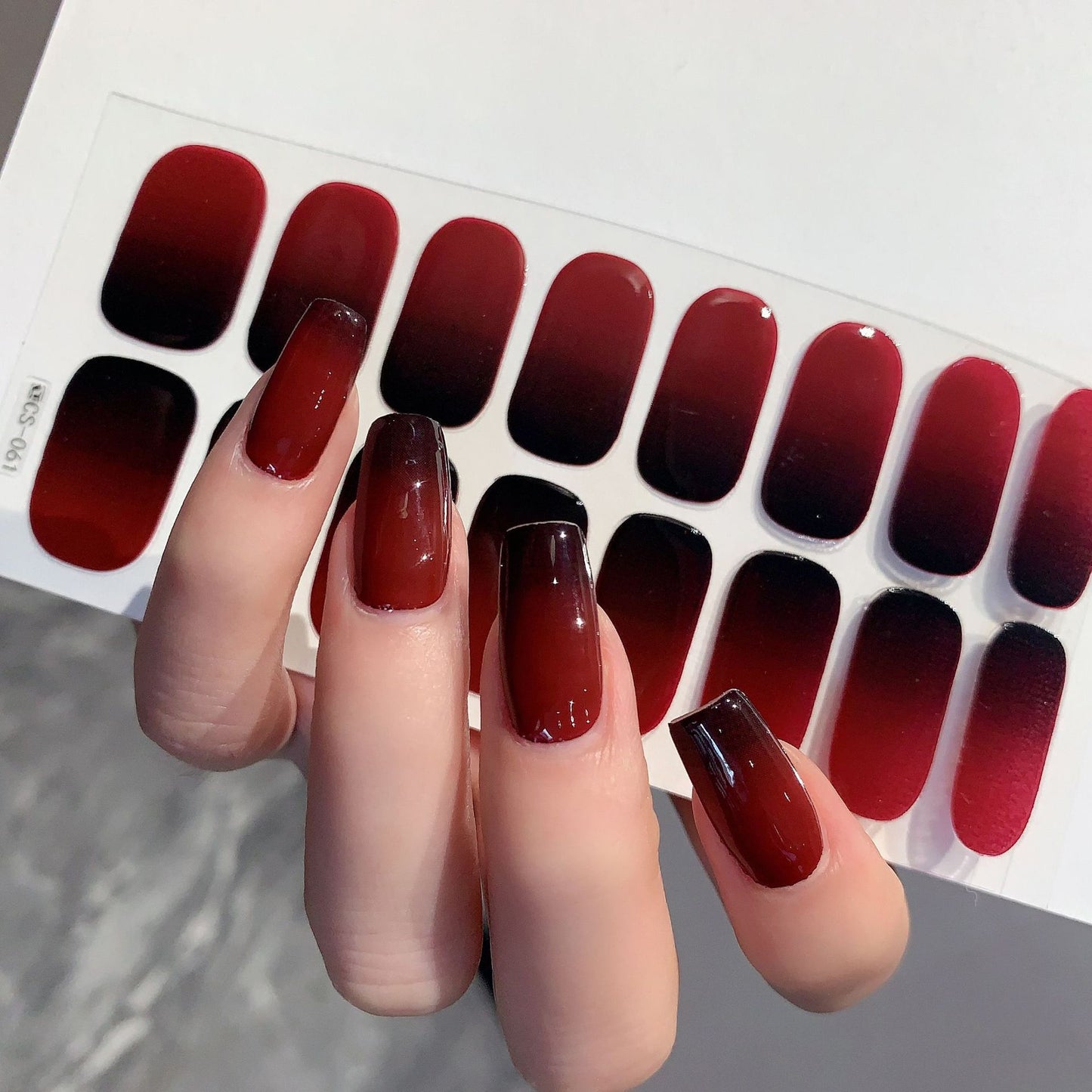 Gradient Color Nail Sticker Spring And Summer Comely Finger